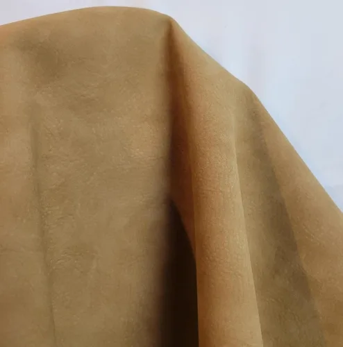 Miniatura 8 de NAT Leathers Café Nubuck Pulido Suave Piel Sintética Vegana de Poliuretano Aprobada por Peta 1 Yarda (91 cm de Largo x 137 cm de Ancho) Piel