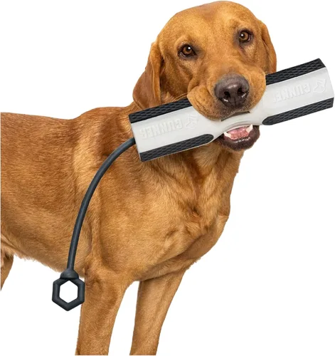 Miniatura 2 de GUNNER Juguete de parachoques para perros con cuerda ajustable, juguetes interactivos para perros y simulador de entrenamiento para perros, "Pila
