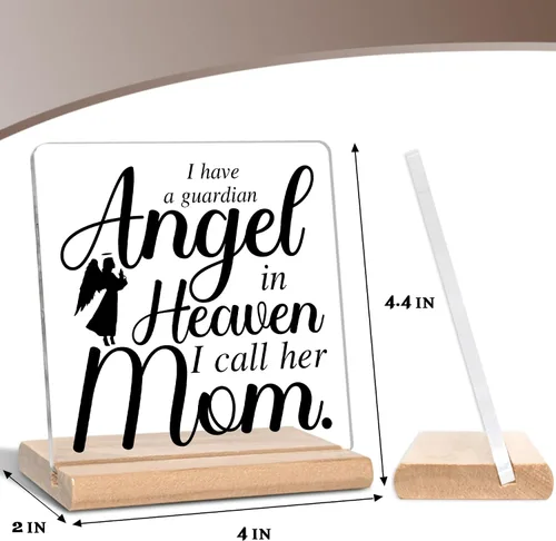 Miniatura 6 de Regalos inspiradores para hija, hijo, amigos y familia, placa acrílica con mensaje "Always Remember You Are Braver", placa motivadora con citas