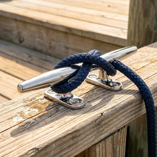Miniatura 8 de MIZUGIWA Boat Cleats 316 Stainless Steel,4 inch 5 inch 6 inch 8 inch Marine Dock Cleat Open Base with Fasteners for Boat