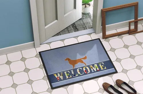 Miniatura 4 de Caroline's Treasures BB5508JMAT - Tapete de bienvenida Golden Retriever de 24 x 36 pulgadas, tapete para puerta delantera, interior y exterior