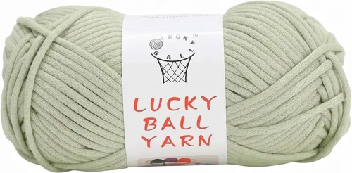 Miniatura 18 de LUCKY BALL Hilo para ganchillo, 3.53 oz/109 yardas, 70% algodón, 30% nailon, #5, hilo de tubo voluminoso para tejer, para bolsos, sombreros