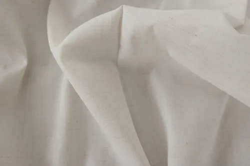 Tela de lino de rayón fino natural | Tela de calidad suave, ideal para costura, manualidades y decoración del hogar