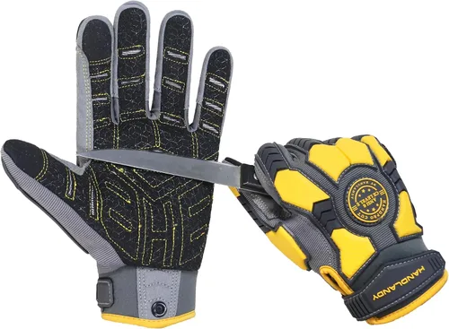 Miniatura 9 de HANDLANDY Anti Vibration Gloves, SBR Padding, TPR Protector, Mechanic Work Gloves