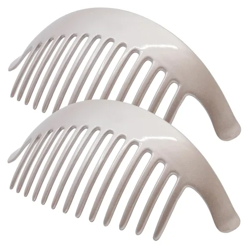 Miniatura 13 de Camila Paris CP2940 - Peines laterales franceses para el cabello, peines entrelazados de perlas blancas, peines de pelo con giro francés, pinzas