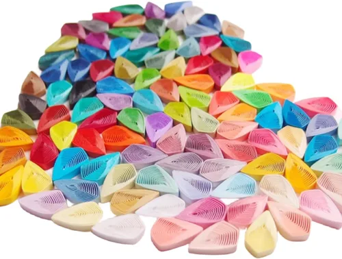 Miniatura 8 de Tiras de papel de filamentos en tonos marrones de 0.197 in en tonos de chocolate, 120 piezas/juego de tiras de 21 pulgadas de longitud, juego