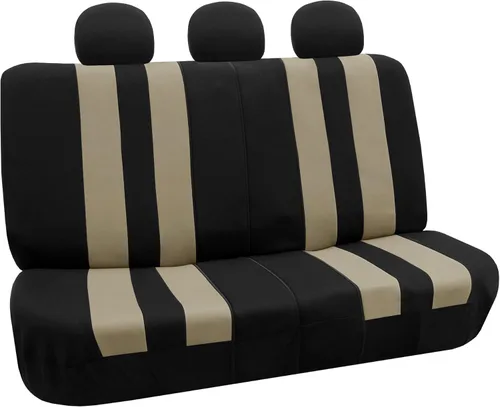 Miniatura 35 de FH Group - Juego completo de fundas para asientos de auto con rayas llamativas, ajuste universal para asientos delanteros de respaldo bajo, Verde