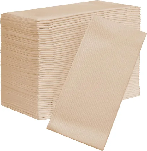 Miniatura 27 de Servilletas de papel AMERICAN HOMESTEAD - Servilletas de papel desechables tipo lino azul claro - Servilletas de mesa de calidad de restaurante