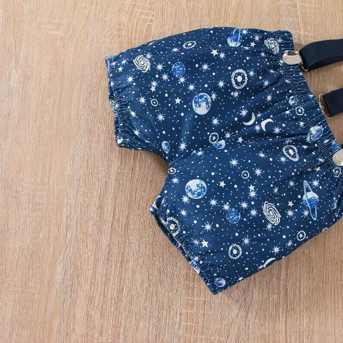 Miniatura 9 de vivifayee Conjunto de pantalones y tirantes para bebé niño de un primer cumpleaños