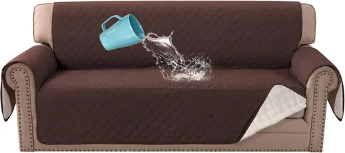 Miniatura 26 de H.VERSAILTEX Funda para Silla y Sofá 100% Impermeable, Protector de Muebles con Correas Elásticas para Mascotas, Niños, Niños, Perros, Gatos