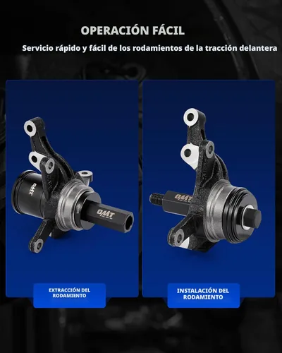 Miniatura 7 de Orion Motor Tech Kit de prensa de rodamientos de rueda para extracción e instalación de rodamientos de tracción delantera, juego de herramientas