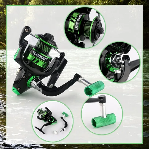 Miniatura 4 de Fishing Rod Reel Combo Telescopic Fishing Pole Spinning Reel with Baits Hooks Storage Bag Compact Collapsible Fishing Pole Starter Kit for Kids