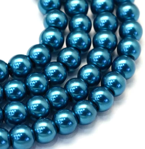 Miniatura 9 de KISSITTY 105 unids/hebra Burly Wood Satin Luster Glass Round Pearl Spacer Bead Loose Beads 0.315 in para bricolaje joyería artesanía 31.4