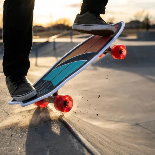 Miniatura 3 de Surfskate - Patineta para niños, patineta de surf, patineta, rueda delantera que gira fácilmente para niños, gran potencia de bombeo, camiones