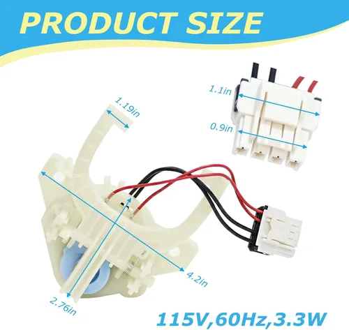 Miniatura 3 de Para el cambio de modo de lavadora GE WH03X30517 WH05X25036 reemplaza AP7014559, WH05X25036, WH05X24435 Actuador de cambio de arandela
