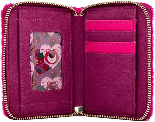 Miniatura 3 de Loungefly Disney Pixar Lotso Sherpa cartera de felpa con cremallera