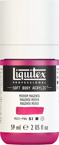 Miniatura 69 de Liquitex Professional Soft Body - Pintura acrílica, botella de 2 onzas (59 ml), blanco titanio Titanio Blanco