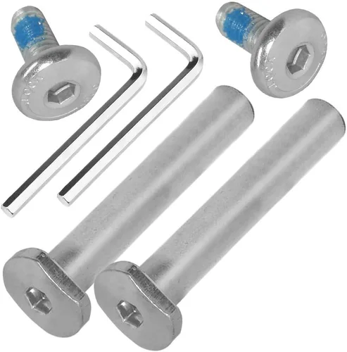 M8 Juego de Tornillos y Pernos Allen de 40-76mm para Masculino y Femenino, Piezas de Patinete para Niños para Patinetes de 2-3-4 Ruedas, Reparación
