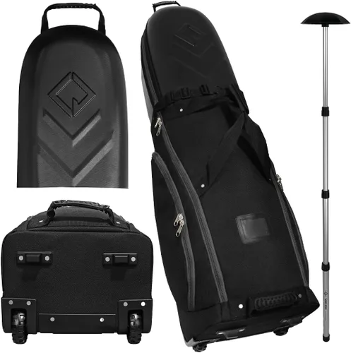 Miniatura 11 de CaddyDaddy Enforcer Golf Travel Bag Crush Resistant Hard Top Protection, New 18 Month Full Replacement Coverage, Durable Thick Nylon Wheels Lockable