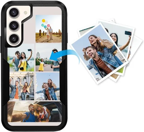 Miniatura 140 de Funda protectora personalizada para Samsung Galaxy S22 Ultra 5G (versión 2022), funda protectora de doble capa resistente con múltiples fotos, a