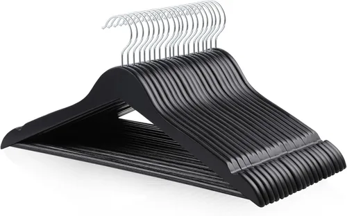 Miniatura 14 de Amazon Basics Perchas de madera para trajes, paquete de 30, color negro