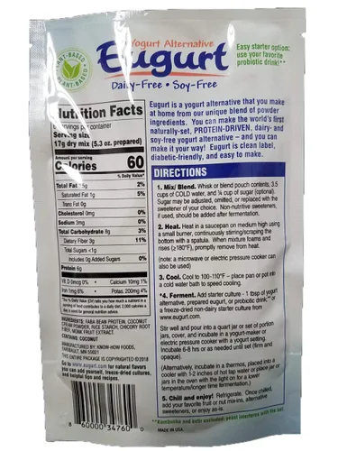 Miniatura 3 de Better Than Yogurt" Make At Home Mix (¡Sin lácteos y soja!) (coco, paquete de 2)