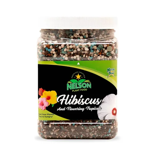 Nelson Plant Food - Fertilizante NutriStar Hibiscus - Alimento para plantas de interior y exterior - Fertilizante de hibisco tropical para todas las