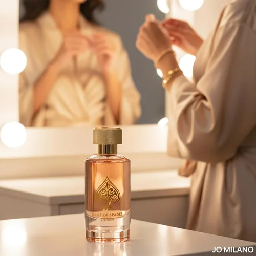 Miniatura 4 de Jo Milano Game of Spades Queen Parfum Spray 3.4 oz (3.4 fl oz) Ámbar, rosa, floral, bueno, aroma a almizcle Fragancia de larga duración