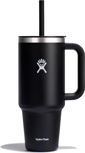 Miniatura 16 de Hydro Flask Vaso de Viaje con Asa, Tapa y Pajita - Acero Inoxidable Aislado en 24 Oz Aloe
