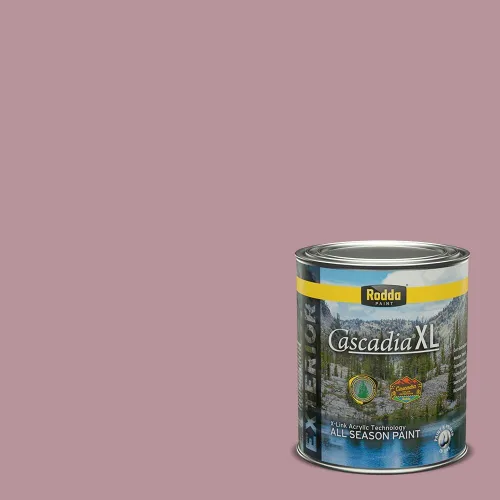 Miniatura 168 de Rodda Paint CASCADIA ZERO - Pintura satinada e imprimación para interiores en uno, 1 galón, Lady Flower Flor de señora