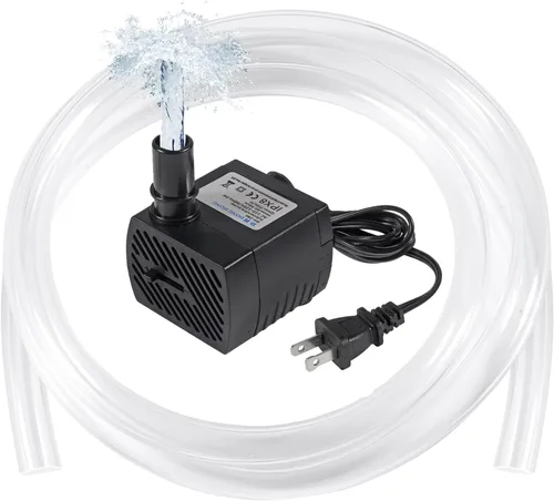 Miniatura 9 de DIANN 2 unids mini bomba de agua DC 5V bomba sumergible USB pequeña fuente bomba 3W para acuarios pecera acuario fuente de flujo ajustable