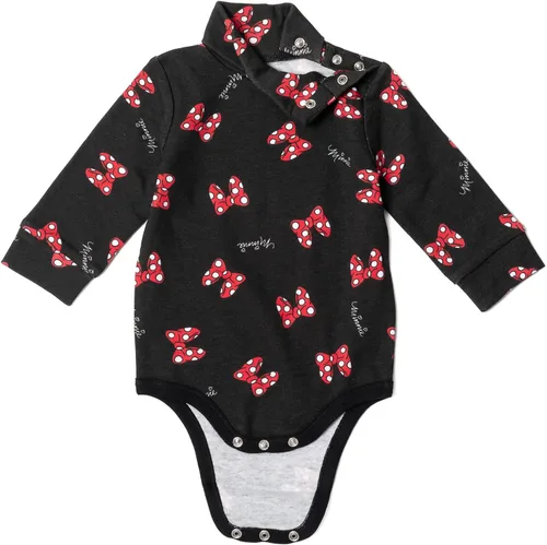 Miniatura 7 de Disney Minnie Mouse - Paquete de 2 mamelucos de manga larga con cuello alto y cuello alto