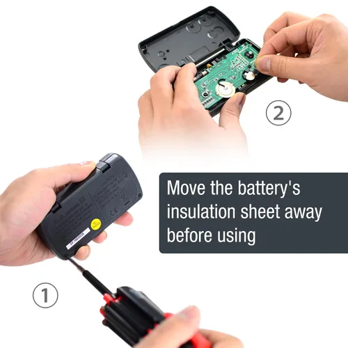 Miniatura 6 de all-sun, multímetro digital/DMM/Multi Tester Amp/Ohm/Volt medidor de diodo y prueba de continuidad, pequeño, tamaño de bolsillo