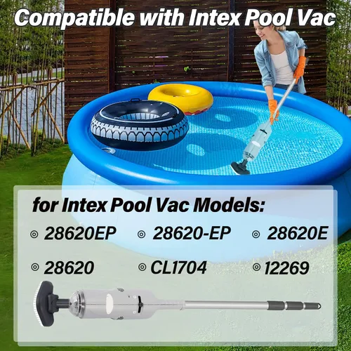 Miniatura 2 de Cargador de aspiradora de piscina de 5 V apto para aspiradora de piscina de mano recargable Intex, cable de alimentación de repuesto compatible