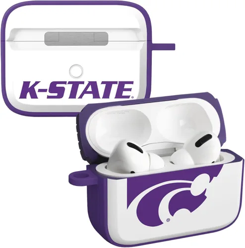 Miniatura 31 de Affinity Bands Kansas State Wildcats HDX Case Cover Compatible with Apple AirPods Gen 1 & 2 (Paint Stripe)