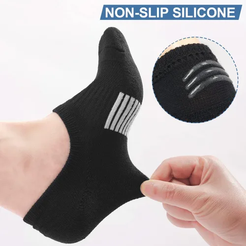 Miniatura 5 de No Show Socks Womens Cushioned Low Cut Athletic Hidden Liner for Sneakers Ankle Invisible Running Socks 46 Pairs