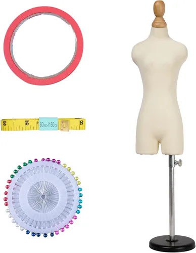 Miniatura 10 de Maniquí de forma de vestido femenino
