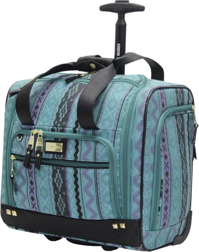 Miniatura 5 de Steve Madden Colección de equipajes de diseñador, 3 piezas Softside expansible ligero, juego de viaje incluye bolsa debajo del asiento, 20 pulgadas