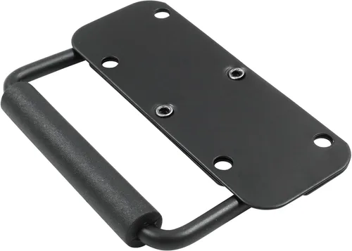 Miniatura 5 de Litoexpe 2 asas con resorte de 4.3 pulgadas, mango negro resistente, mango de pecho de acero inoxidable con agarre de goma, asas plegables