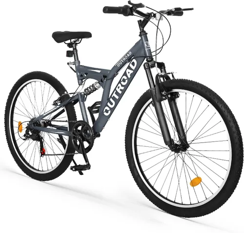 Miniatura 11 de 26 Inch Mountain Bike for Adult Men Women, 7 Speed Mountian Bicycle with Dual V Brake Suspension MTB Bicycle, Multiple