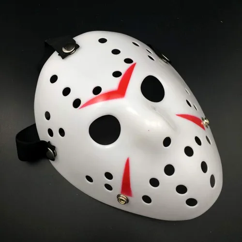 Miniatura 3 de COSTOYFUN Máscara para disfraz de Halloween, máscara de terror, máscara de disfraz de cosplay, máscara de fiesta de máscaras Blanco