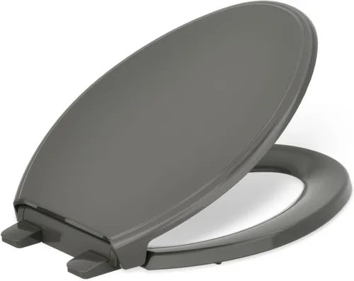 Miniatura 14 de KOHLER 4733-RL-7 Glenbury ReadyLatch - Asiento de inodoro alargado con cierre silencioso, asientos de inodoro con cierre suave, color negro
