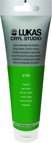 Miniatura 128 de Lukas CRYL Studio Artist - Pintura acrílica para artistas, Alizarín Carmesí, tubo de 125 ml - Pinturas acrílicas de alto pigmento para pintura
