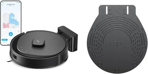 Miniatura 18 de Tapo - Aspiradora y fregona robot con navegación inteligente LiDAR, 5300 Pa máx, tasa de recolección de polvo del 97%+, limpieza personalizable