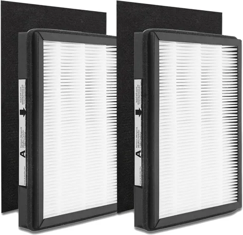 Paquete de 2 filtros de repuesto IAF-H-100A True Idylis A, compatible con FAP-C01-A, Idylis purificadores de aire AC-2119, IAP-10-100, IAP-10-150,