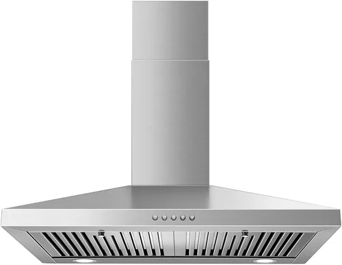SNDOAS Campana extractora de 30 pulgadas, campana extractora de acero inoxidable para montaje en pared de 30 pulgadas, ventilación de estufa estilo