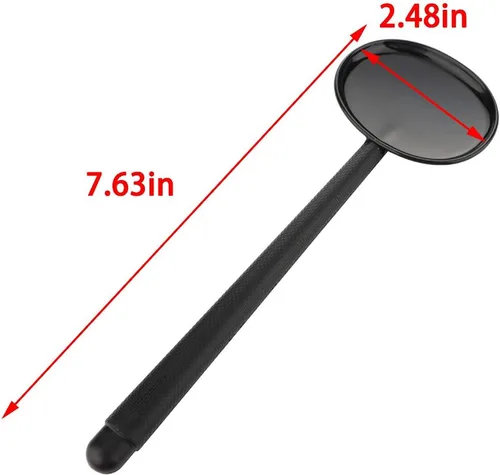 Miniatura 5 de Paquete de 4 oclusores de ojo de mano negros de plástico Vision Optics Optometría Instrumento para examen de gráfico ocular