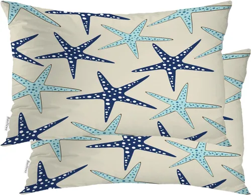 Miniatura 88 de Fundas de almohada con diseño de pinos y pájaros, bayas rojas, hojas de acebo, fondo beige, funda de cojín de mezcla digital, funda de almohada