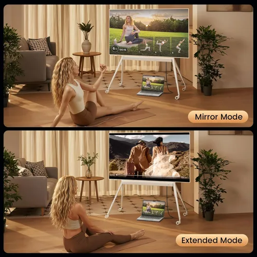 Miniatura 7 de XAOSUN Cable USB C a DisplayPort 1.4 bidireccional 8K @60Hz 4K @240Hz, 6.6FT/2M DP a USB C Thunderbolt 4, funda de aluminio trenzado de nailon