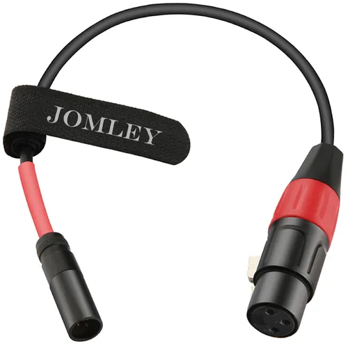 Miniatura 2 de Cable de audio para micrófono Mini XLR macho a XLR hembra para Blackmagic Pocket 4K Cámara Video Assist 4K - 1 pie
